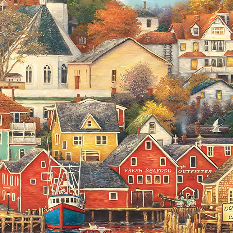 Good Times Harbor Jigsaw Puzzle