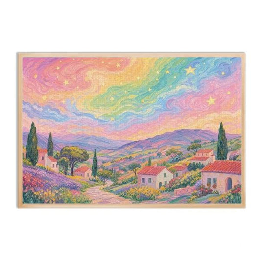 Colorful Starry Sky Jigsaw Puzzle