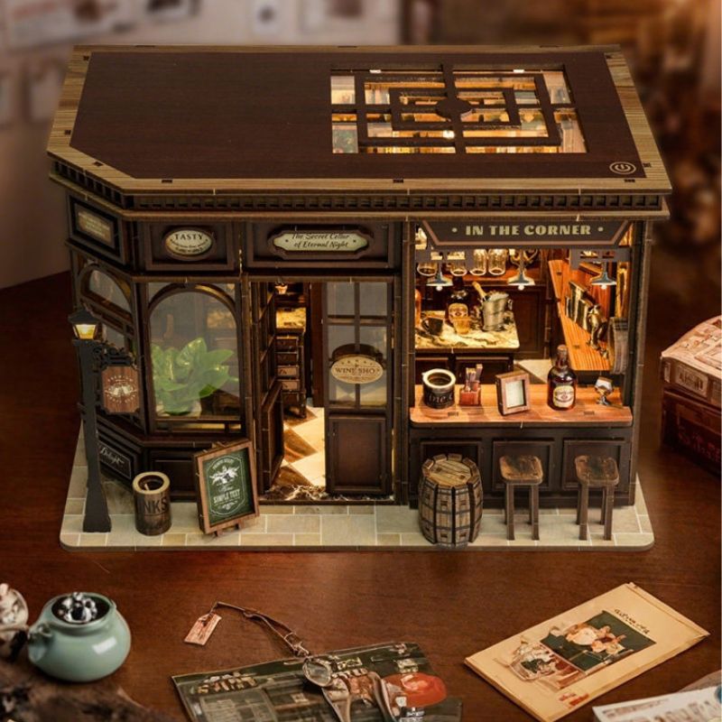 Corner Tavern DIY Miniature House Kit