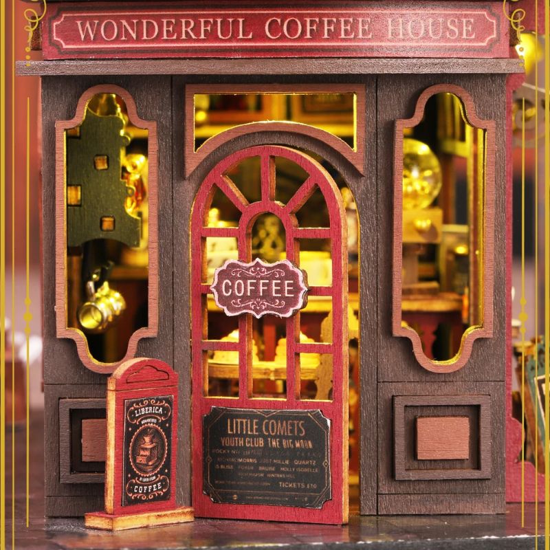 Letter Coffee DIY Miniature House Kit