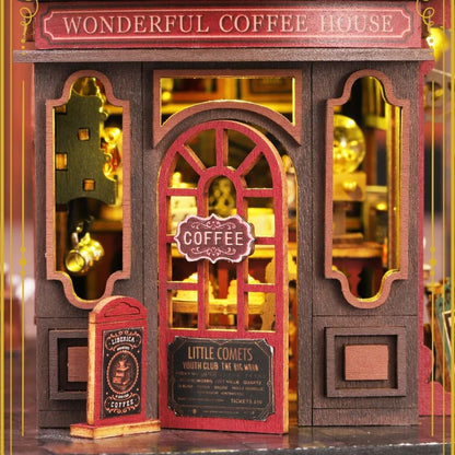 Letter Coffee DIY Miniature House Kit