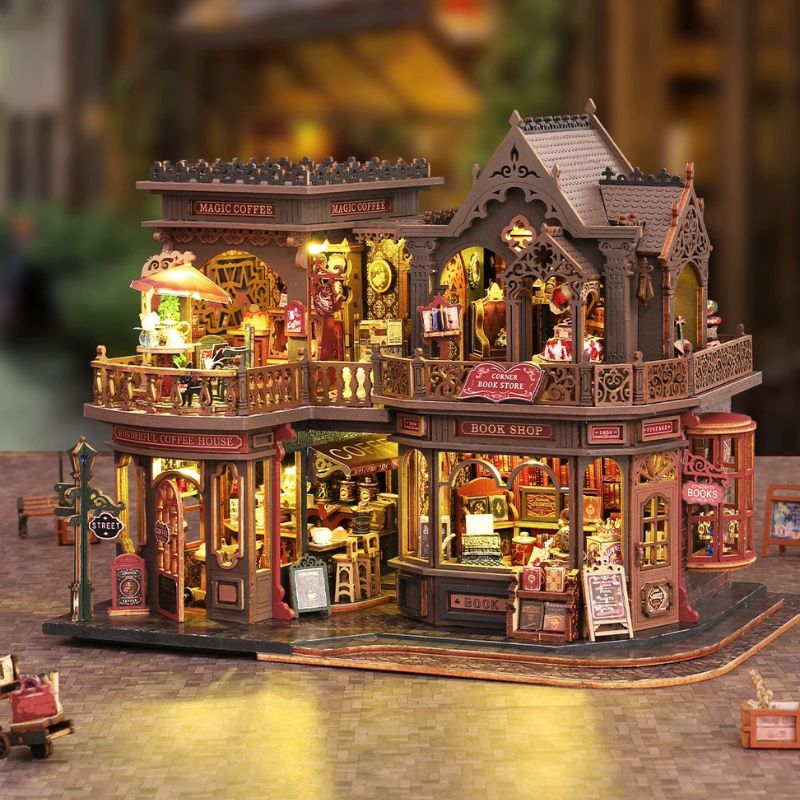 Letter Coffee DIY Miniature House Kit