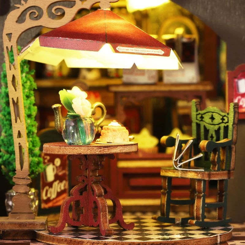 Letter Coffee DIY Miniature House Kit