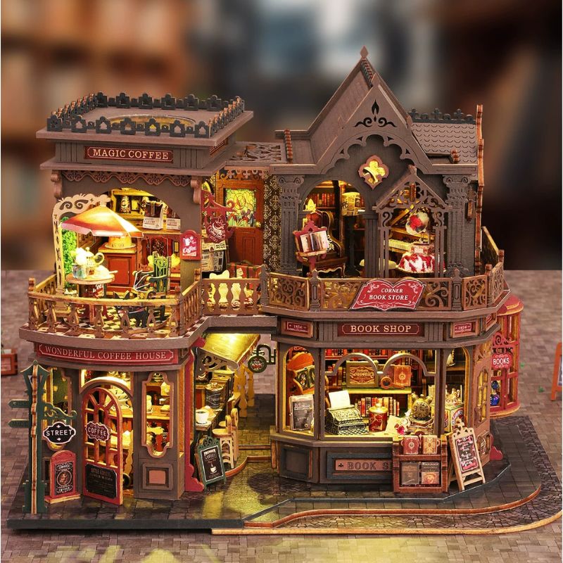 Letter Coffee DIY Miniature House Kit