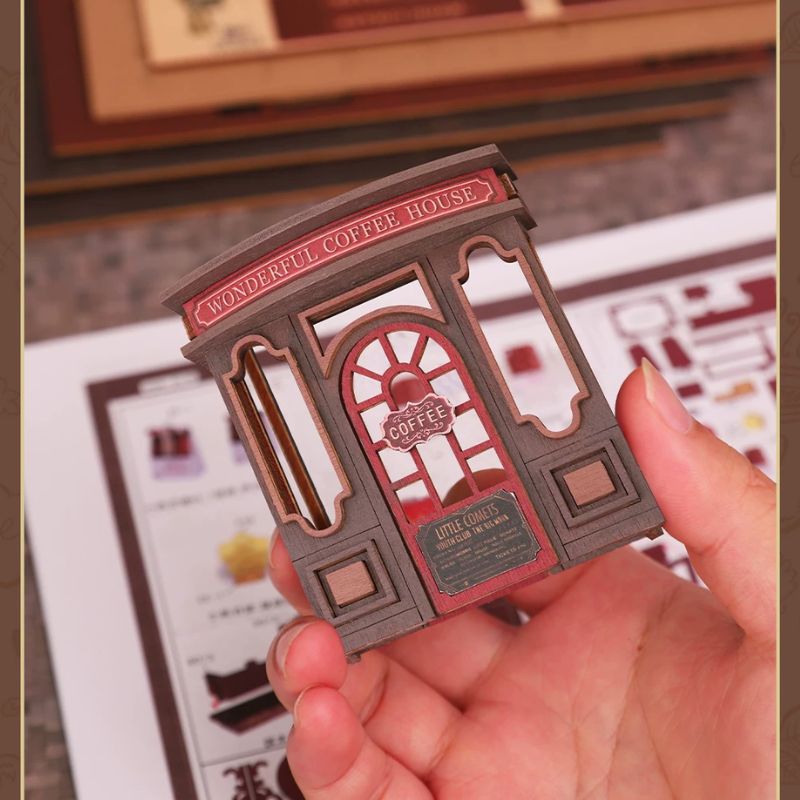 Letter Coffee DIY Miniature House Kit