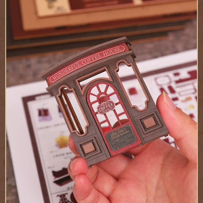 Letter Coffee DIY Miniature House Kit