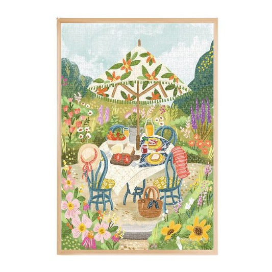 Terrace Lunch Jigsaw Puzzle