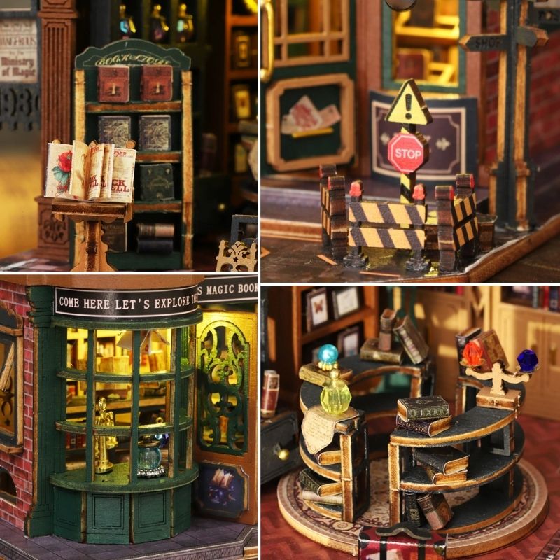 Twilight Book City DIY Miniature House Kit