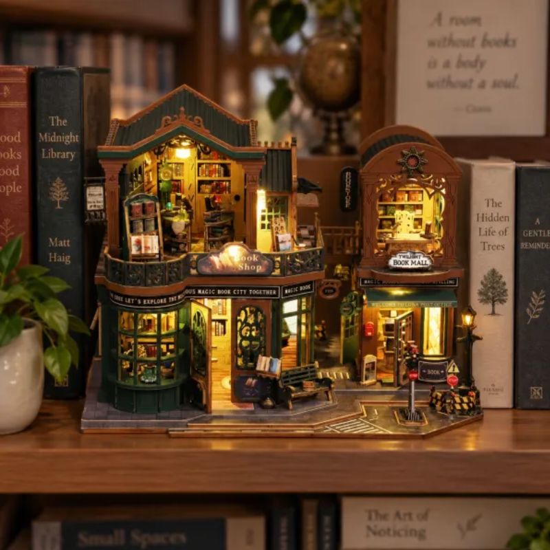 Twilight Book City DIY Miniature House Kit