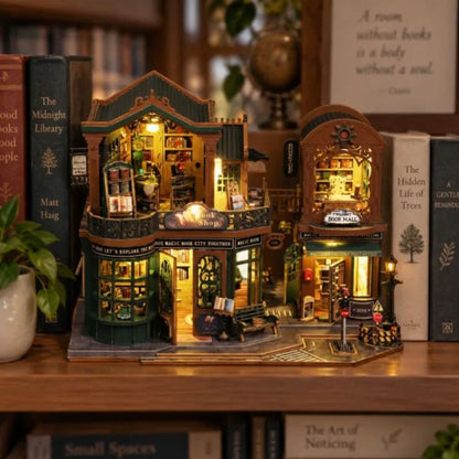 Twilight Book City DIY Miniature House Kit