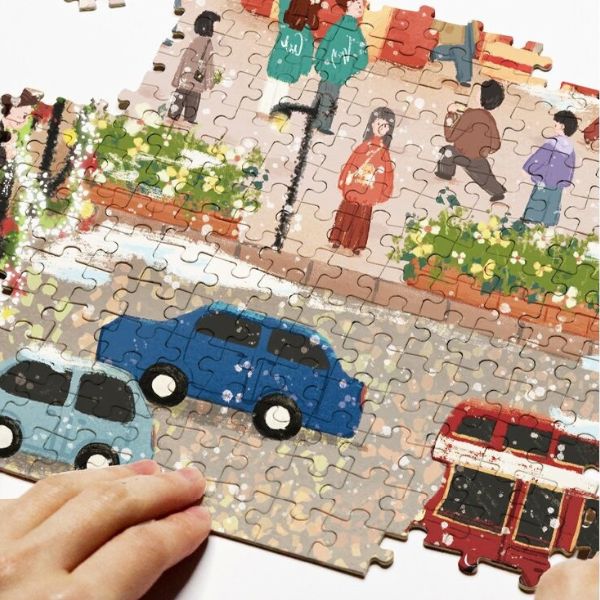 Winter Christmas 1000 Piece Jigsaw Puzzle
