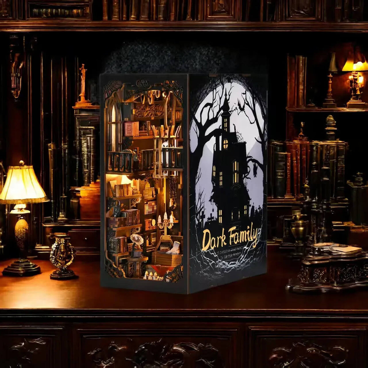 Dark Family Manor DIY Book Nook Kit image 03